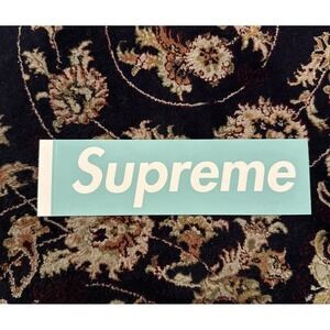 SUPREME FW21 TIFFANY & CO. BOX LOGO STICKER Tiffany & Co. Vintage Rare